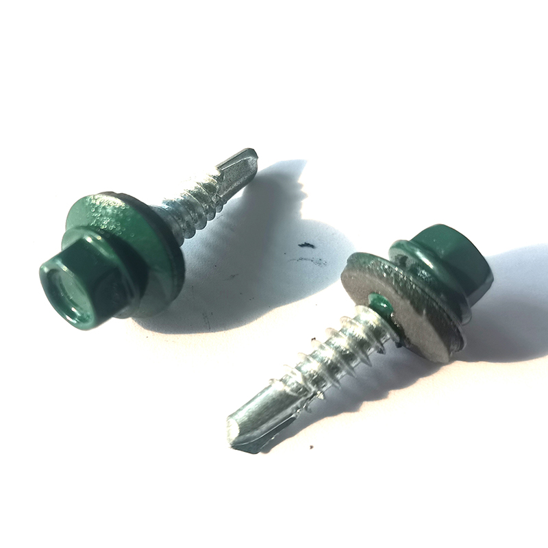 廠家直銷(xiāo)外六角鉆尾螺絲帶復(fù)合墊片防水燕尾螺釘彩鋼瓦自攻自鉆螺釘